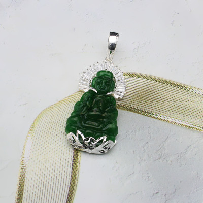 Mặt Dây Chuyền Nam Nữ Bạc Hiểu Minh MDN041 PHẬT BÀ