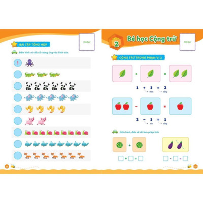 Sách - Hello Chào Lớp 1 - Làm Quen Toán - Megabook