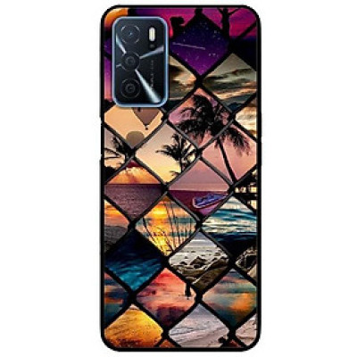 Ốp lưng dành cho Oppo A16 mẫu Khung Ảnh Qua Lưới