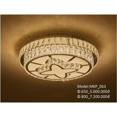 MKPL 057-063, Đèn mâm áp trần phale chuẩn K9 tô điểm phòng khách, đèn tô điểm trần hiện đại DT