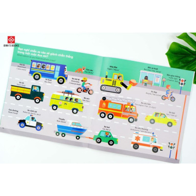 Sách - Thế Giới Từ Vựng Cho Bé - A World Of Words - 250 Từ Vựng Song Ngữ Quen Thuộc Cho Bé 3 - 9 Tuổi - Đinh Tị Books