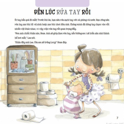 Sách - Bé Học Kĩ Năng - Tự Chăm Sóc Bản Thân: Tớ Luôn Luôn Sạch Sẽ - NXB Phụ Nữ