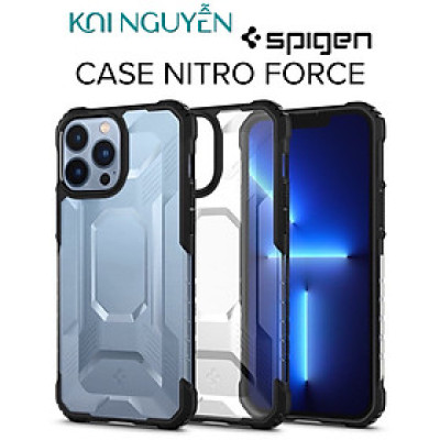 Ốp Lưng Spigen Nitro Force Dành Cho iPhone 13ProMax - Hàng Chính Hãng