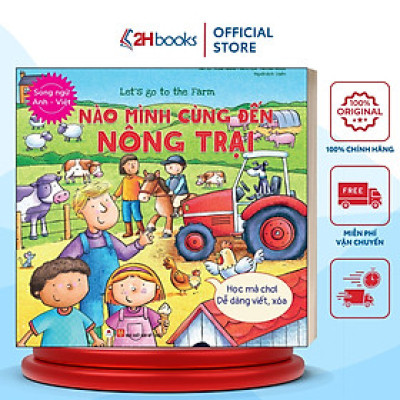 Sách- Song Ngữ Anh  Việt, Nào Mình Cùng Đến Nông Trại (Tái bản 2021)- 2HBooks