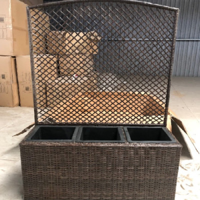 Chậu trồng hoa Tundo hình chữ nhật 80 x 33 x 122 cm