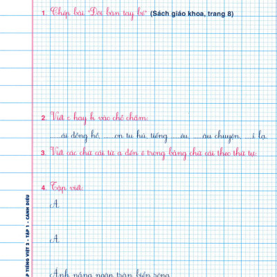 Vở Ô Li Bài Tập Tiếng Việt 2 (Bám Sát SGK Cánh Diều) (HA)