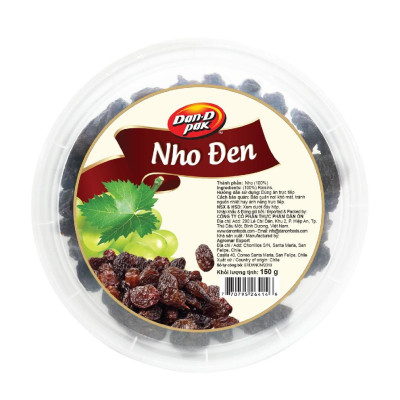 Nho đen size lớn nhập khẩu Mỹ - Dan D Pak 150g