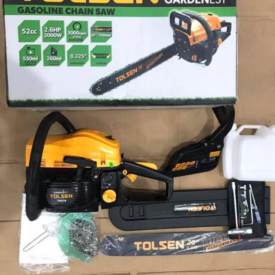 MÁY CƯA XÍCH CHẠY XĂNG 2.6Hp TOLSEN 79614 - HÀNG CHÍNH HÃNG