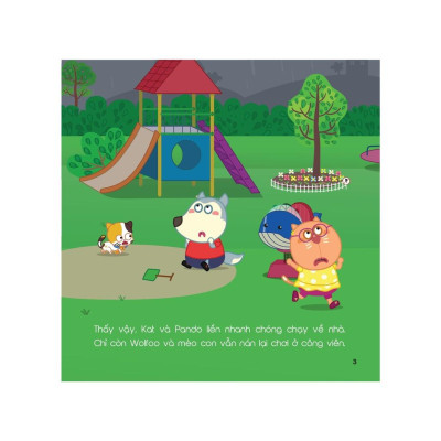 Kỹ Năng Sống - Cùng Wolfoo Rèn Kỹ Năng An Toàn - Khi Xảy Ra Mưa Bão - Bản Quyền