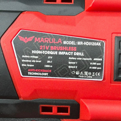 THÂN MÁY KHOAN PIN 13MM BODY MR-HD0120AK - MARULA - HÀNG CHÍNH HÃNG