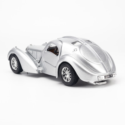 Xe Mô Hình Bugatti Atlantic Silver 1:24 Bburago - MH18-22092