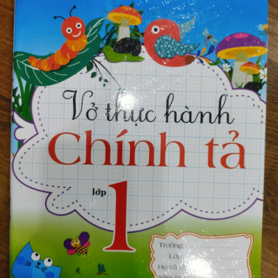 Sách - Vở Thực Hành Chính Tả Lớp 1