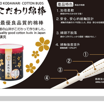 Combo 03 Gói bông ngoáy tai Nhật Bản Seiwa Pro - 50pcs/Gói