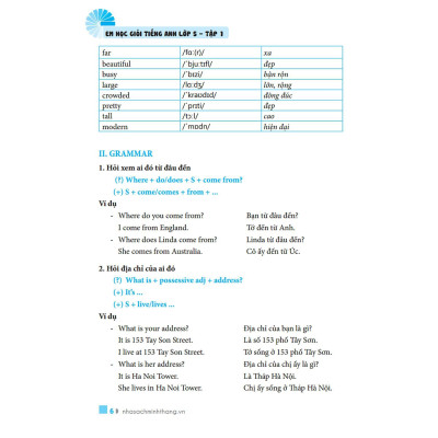 Sách - Em Học Giỏi Tiếng Anh Lớp 5 - Tập 1 - Minh Thắng