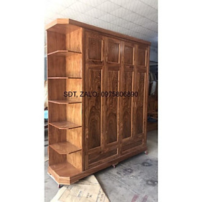 Tủ quần áo gỗ hương xám tự nhiên mẫu mới nhất tủ gỗ