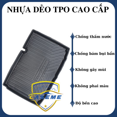 Lót cốp dành cho Ford Ecosport 2018 - 2021 chất liệu TPO cao cấp