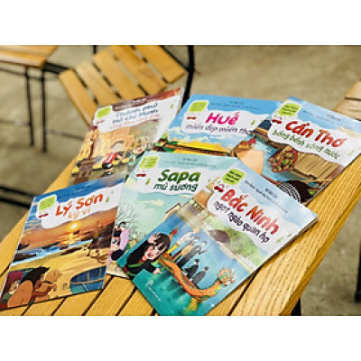 (Combo 6 cuốn, minh họa in màu) ĐẾN THĂM THÀNH PHỐ CỦA EM - CẦN THƠ BỒNG BỀNH SÔNG NƯỚC - THÀNH PHỐ HỒ CHÍ MINH SỐNG ĐỘNG TỪNG GIÂY - SAPA MÙ SƯƠNG - LÝ SƠN KỲ VĨ - HUẾ MIỀN ĐẸP MIỀN THƠ - BẮC NINH NGỌT NGÀO QUAN HỌ - Võ Mai Chi – Nxb Trẻ - bìa mềm