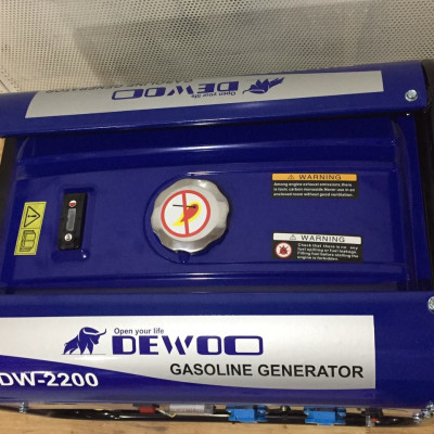 MÁY PHÁT ĐIỆN GIA ĐÌNH 100% DÂY ĐỒNG  DEWOO DW-2200 (2-2.2KW) - HÀNG CHÍNH HÃNG