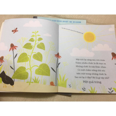 Câu chuyện Khoa học - Sâu Bướm và Hạt Đậu - A Science Storybook About Growing