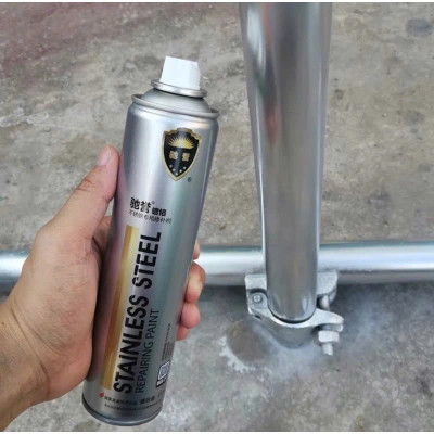 Sơn Xịt Mạ Inox Crom Chịu Nhiệt Loại Xịn – Siêu Bóng Chịu Nhiệt Cao, Dùng Cho Bô Xe, Động Cơ, Chống Rỉ Sét