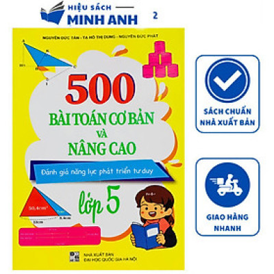 Sách - 500 bài toán cơ bản và nâng cao lớp 5