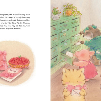 Sách - Thành Phố Vui Vẻ - Các Động Vật Không Dễ Thương Mở Tiệc