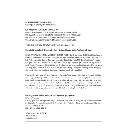 Sách - Khi Vây Quanh Là Những Người Ái Kỷ