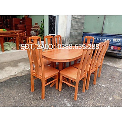 Bàn ghế ăn gỗ sồi