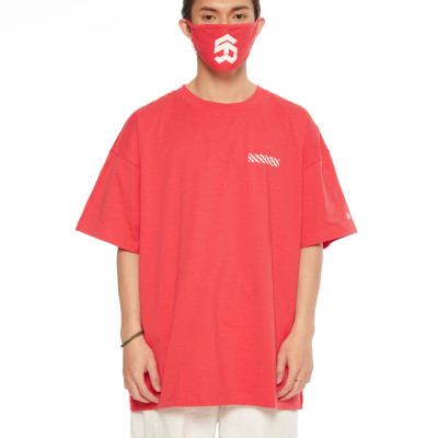 Khẩu Trang 5THEWAY Hồng aka 5THEWAY /solid/ BIG LOGO MASK in BITTERSWEAT