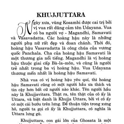 Người Nữ Ngoại Đạo Khujjuttara