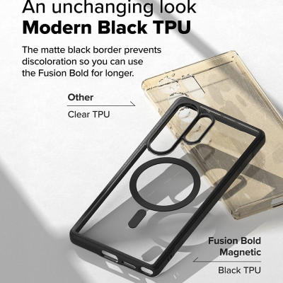 Ốp lưng dành cho Samsung Galaxy S25 Ultra RINGKE Fusion Bold Magnetic - Hàng Chính Hãng