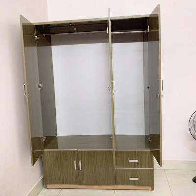 Tủ nhựa đài loan 3 cánh vân gỗ