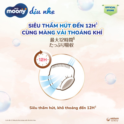 Tã quần Moony Moony Dịu Nhẹ  M46/L36/X32