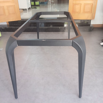 Khung chân bàn lớn màu đen kích thước 150x70x74