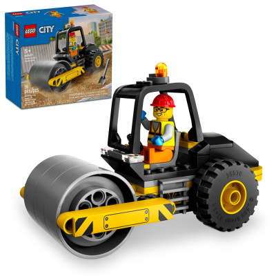 Đồ Chơi Lắp Ráp Xe Lu Công Trình - Construction Steamroller - Lego City 60401 (78 Mảnh Ghép)