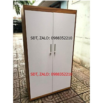 (Hà Nội) TỦ QUẦN ÁO 2 CÁNH GỖ MDF PHỦ MELAMINE CHỐNG XƯỚC GIÁ SINH VIÊN
