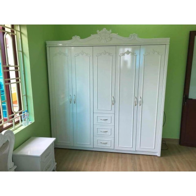 combo bộ giường tủ tân cổ điển 02