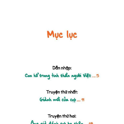 Văn Học Thiếu Nhi - Những Truyện Kỳ Thú Về Cọp Chưa Ai Kể