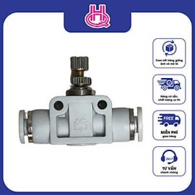 Đầu nối ống khí nén ren ngoài Pneumax series PSU Union Speed Controller - Hàng chính hãng