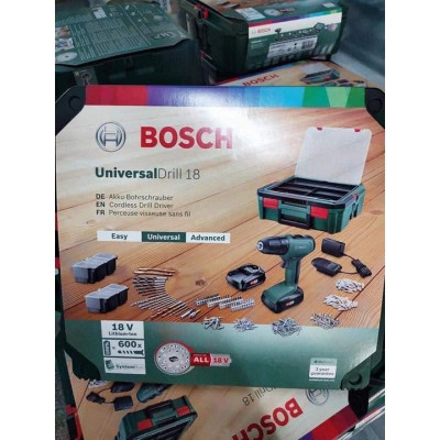 Máy Khoan Và Bắt Vít Cầm Tay BOSCH UNIVERSAL DRILL 18, Nhập Đức, Hàng Chính Hãng