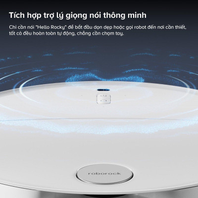 Robot Hút Bụi Lau Nhà Roborock Qrevo EdgeT Lực 18.500 Pa, Giặt Nước Nóng - Hàng Chính Hãng