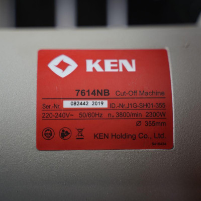MÁY CẮT SẮT 2300W 355MM 7614NB KEN  - HÀNG CHÍNH HÃNG