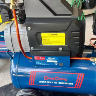 MÁY NÉN KHÍ DẦU 24L 1500W DONGCHENG DQE 2524F - HÀNG CHÍNH HÃNG