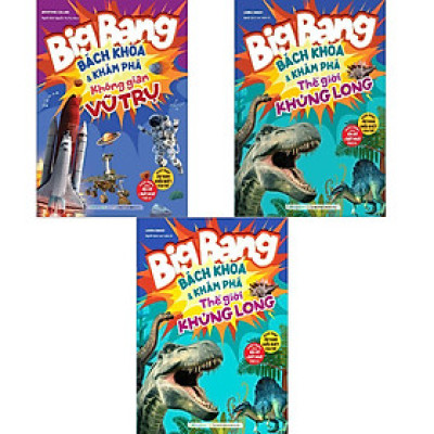Sách Big Bang - Bách Khoa Và Khám Phá - Kích Hoạt Sự Ham Hiểu Biết Của Trẻ - Combo 3 Cuốn - Megabook