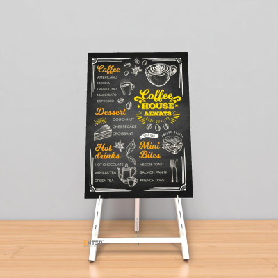 Khung vẽ - giá đỡ tranh Enter GV090 90cm đen / trắng / vàng