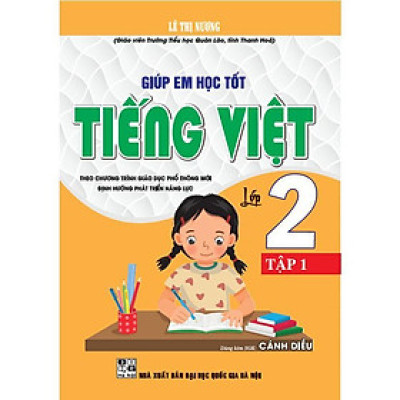 Sách - Giúp Em Học Tốt Tiếng Việt Lớp 2 - Tập 1 - Dùng Kèm SGK Cánh Diều - Hồng Ân