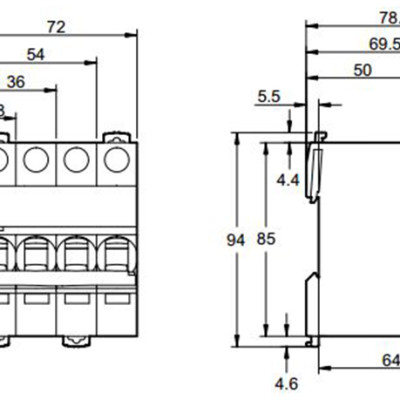 Cầu Dao Chống Giật 3 Pha Dobo Electric Korea (40A - 30mA - 380V) - Trắng