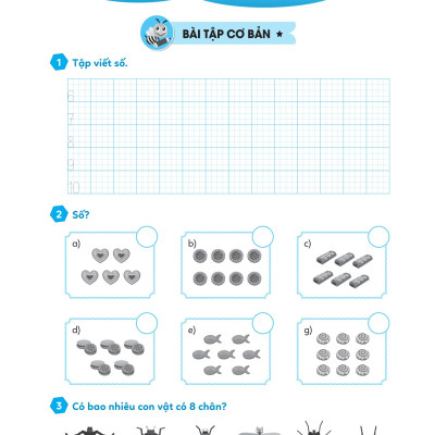 Bài Tập Bổ Trợ Toán Cơ Bản Và Nâng Cao Lớp 1 - Tập 1 _MEGA