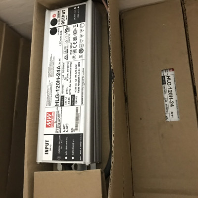 Nguồn LED Driver HLG-120H-24 Meanwell (120W 24V 5A), Hàng chính hãng