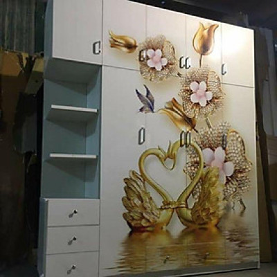 Tủ nhựa in 3D sắc nét, chống xước